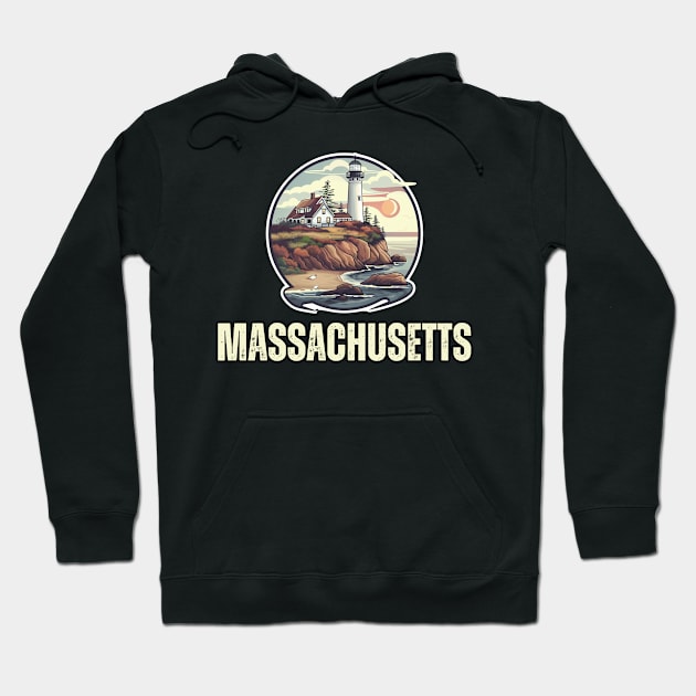 Massachusetts State USA Hoodie by Mary_Momerwids